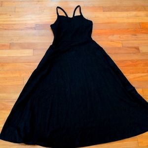 Pact Fit and Flare Midi Dress Small Black